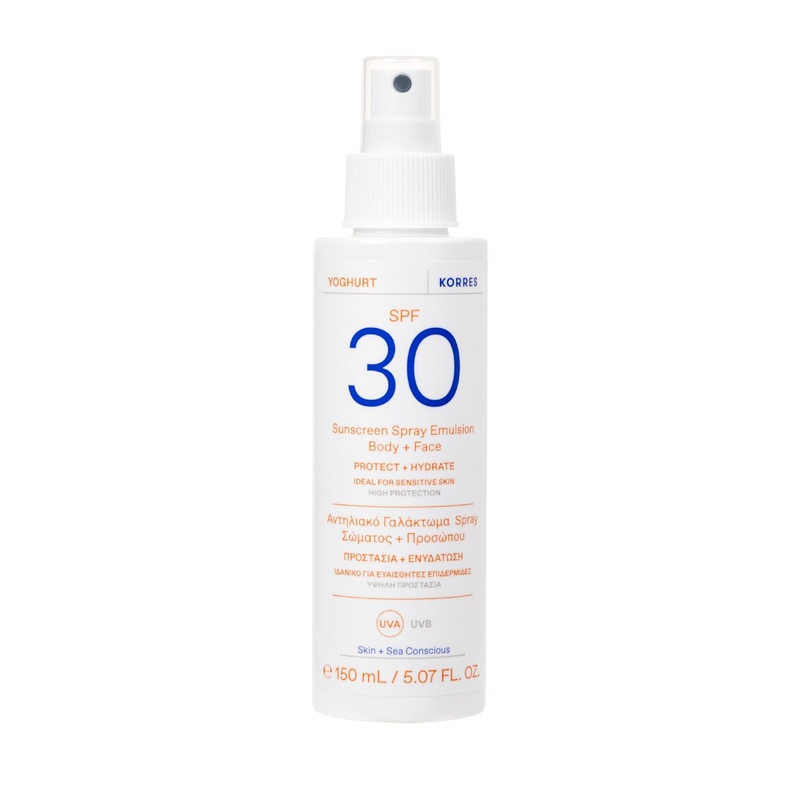 Yoghurt Sunscreen Spray Emulsion Body + Face SPF-30 150ml