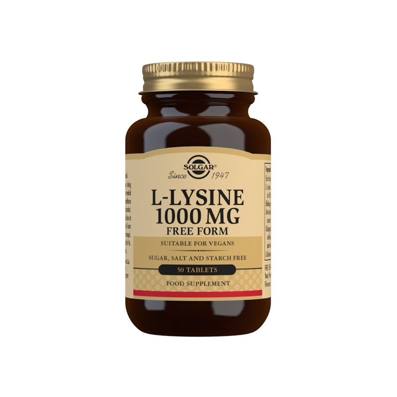 L-Lysine 1000mg 50 tablets