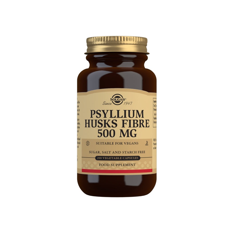 Psyllium Husks Fibre 500mg 200 capsules