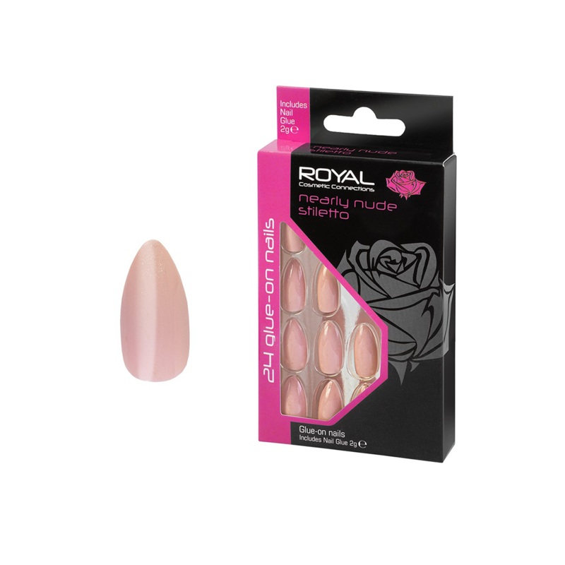 Royal Cosmetics Nearly Nude Stiletto Nails NNAI428
