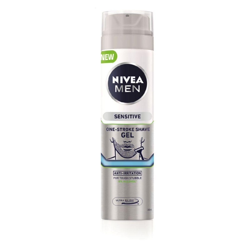 Men Sensitive One Stroke Shaving Gel 200 ML