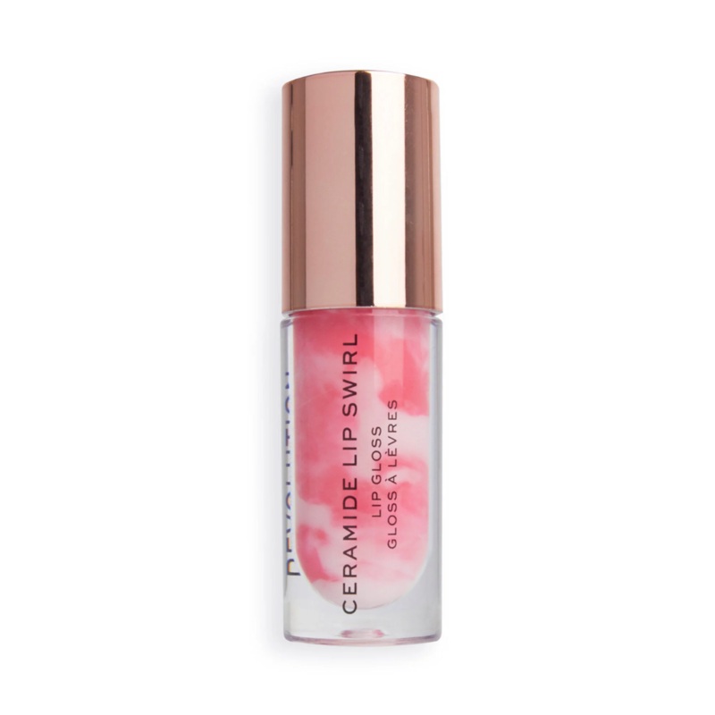 Makeup Revolution Lip Swirl Ceramide Gloss Soft Pink