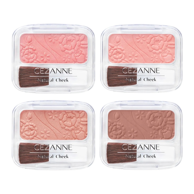 CEZANNE Natural Cheek N 3.5g 4 colors 01 Peach Pink