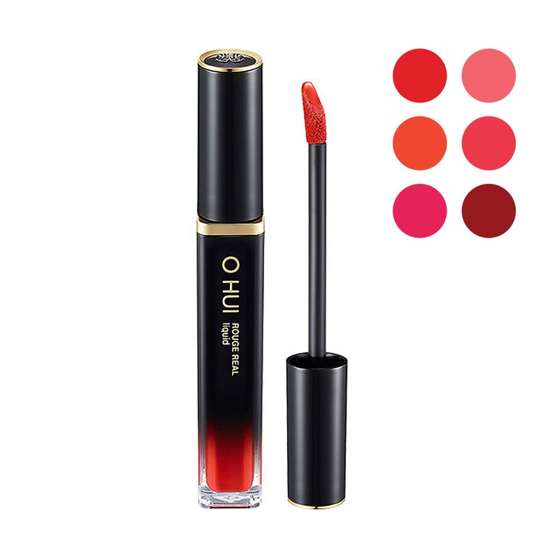 O HUI Real Color Rouge Real Liquid 6g (6 Colors) #Real Red