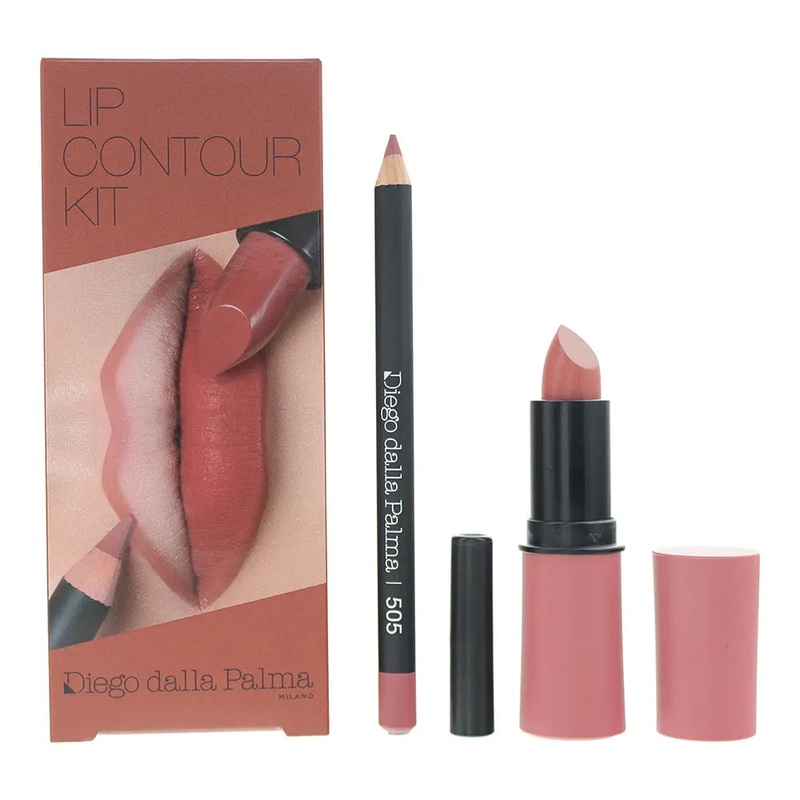 Diego Dalla Palma Lip Contour Kit Innocent Rose 505 2 Piece Gift Set: Lipstick 4