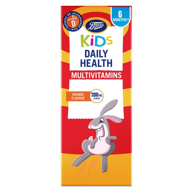 Kids Daily Health Multivitamins Orange Flavour – 200Ml Syrup