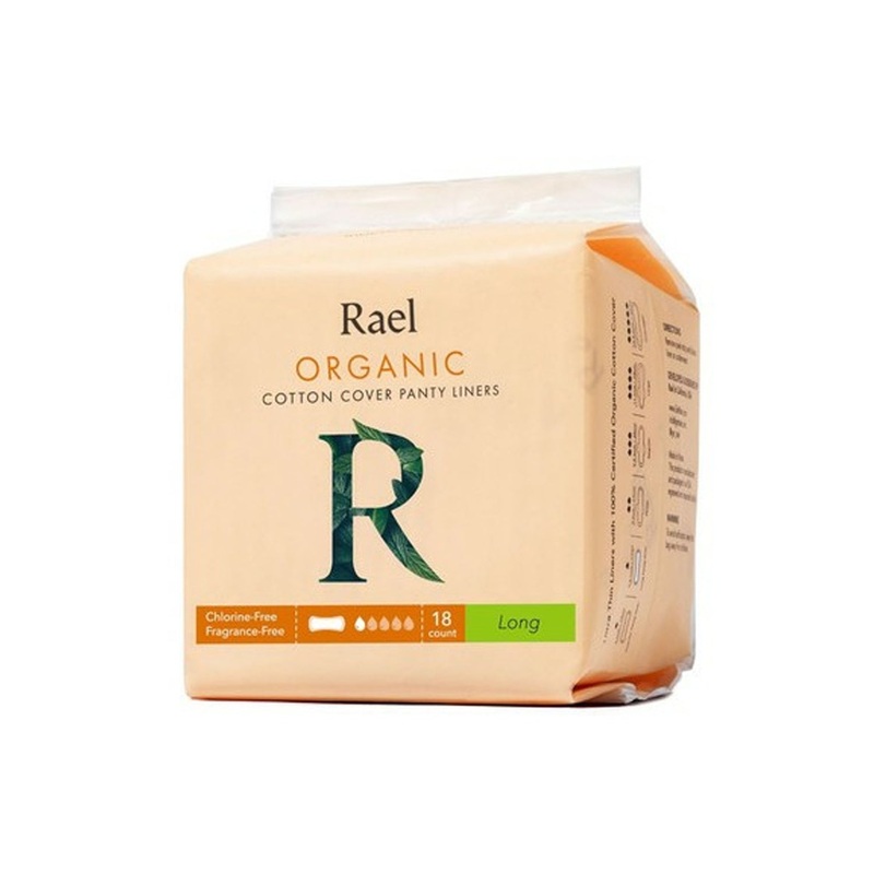 Rael Organic Cotton Cover Panty Liners 3 Packs (Long)