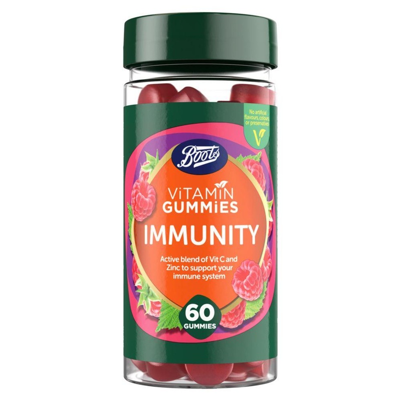 Vitamin Gummies Immunity – 60 Raspberry Gummies