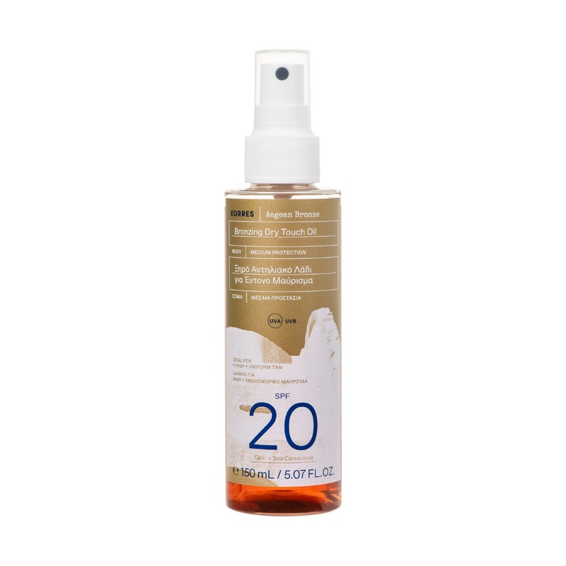 Aegean Bronze Bronzing Dry Touch Oil SPF-20 150ml