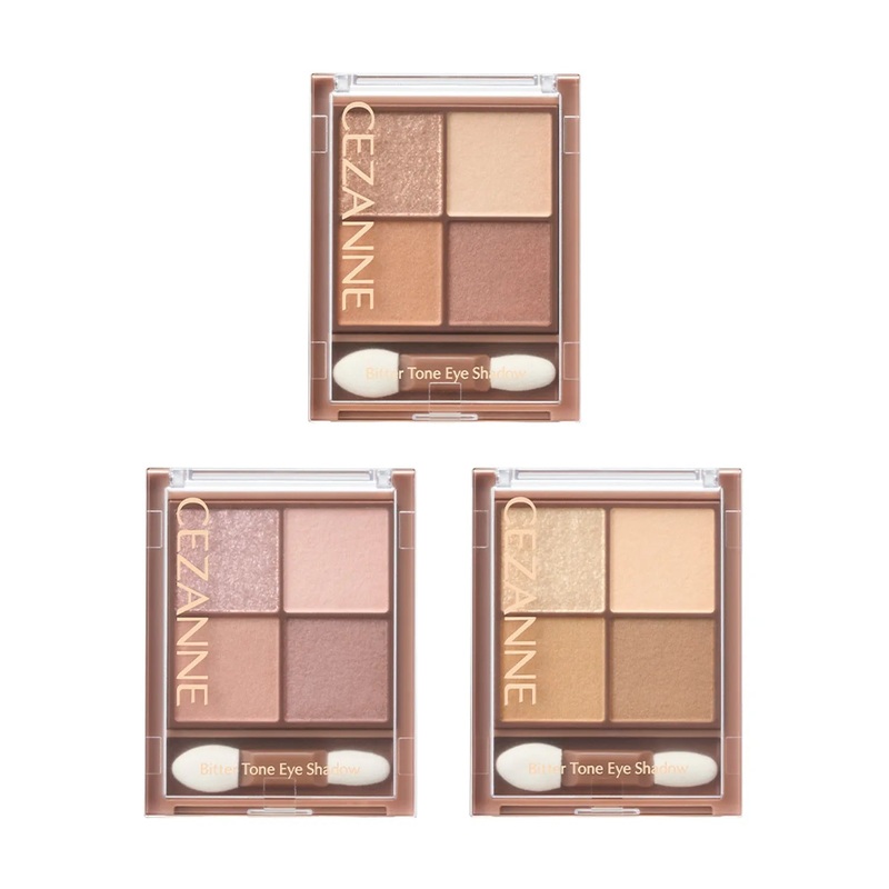 CEZANNE Bitter Tone Eyeshadow 4g 3 colors 01 Orange Ganache