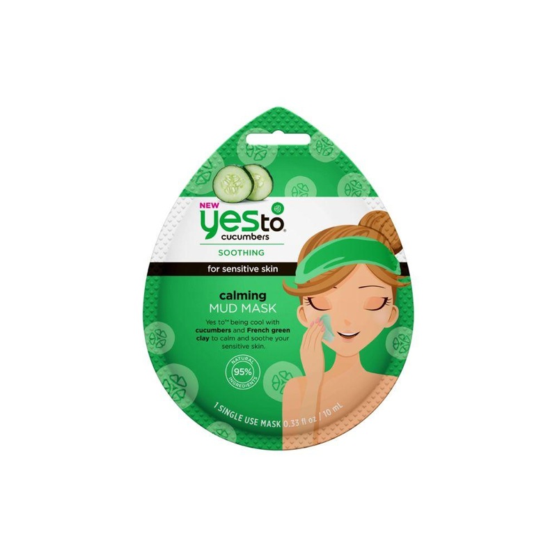 Yes To Cucumbers Calming Mud Mask – Single Use