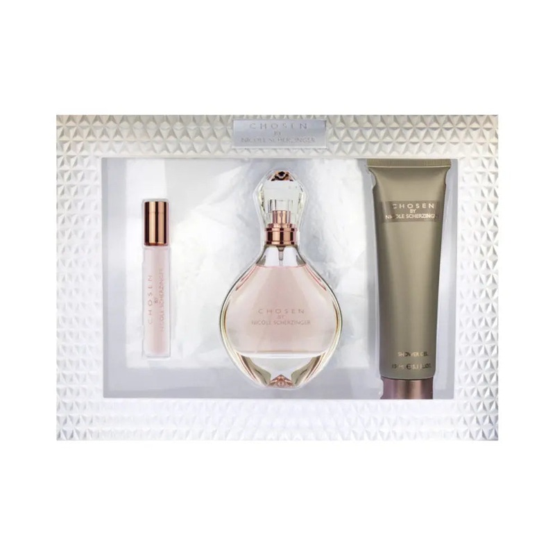 Chosen By Ns Eau de Parfum Spray 100ml, 15ml & Shower Gel 15 Damaged Box
