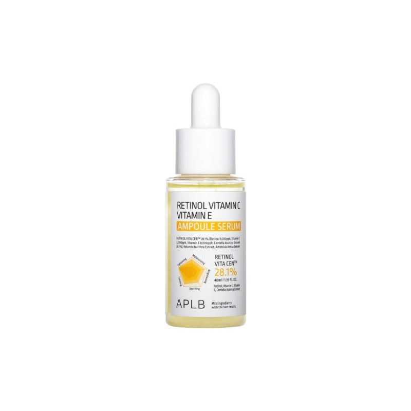 APLB Retinol Vitamin C Vitamin E Ampoule Serum 40ml