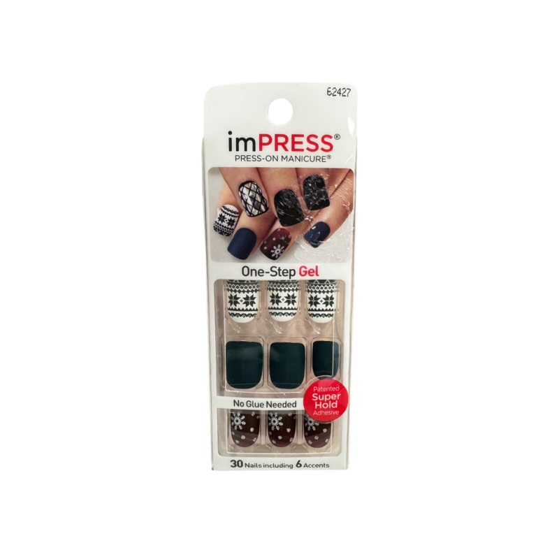 Kiss Impress 30 Nails 64247 Snowflake