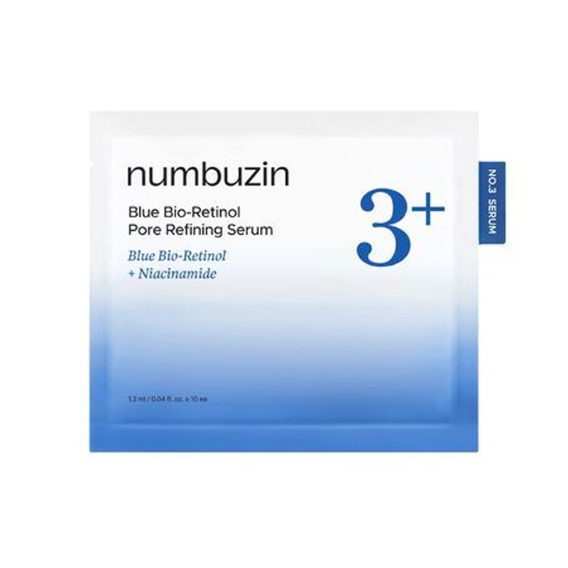 numbuzin No.3 Blue Bio-Retinol Pore Refining Serum 10ml (1ml  10ea)
