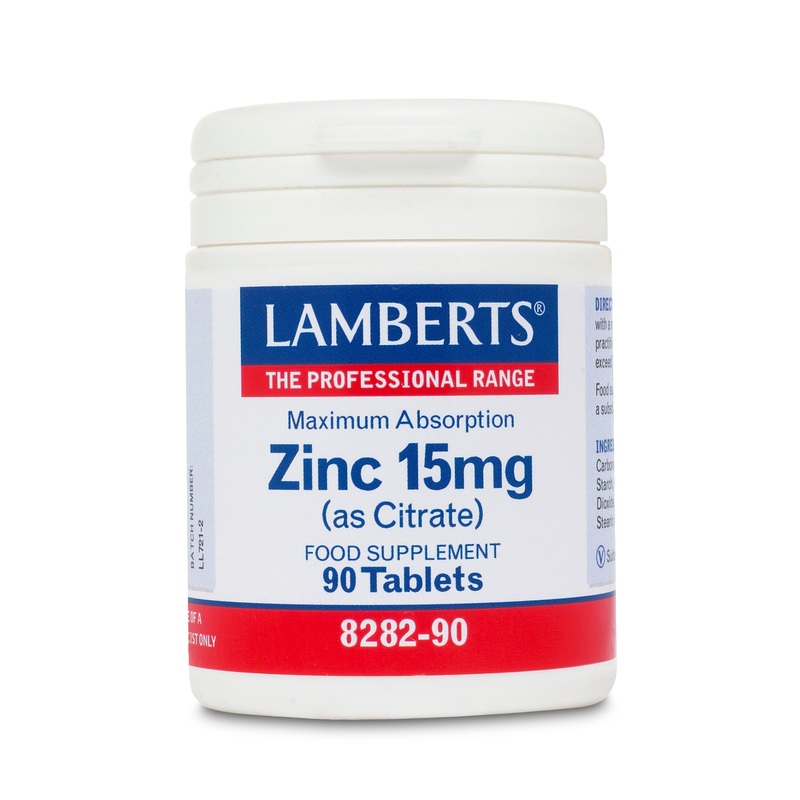 Zinc 15Mg (As Citrate) 90 capsules