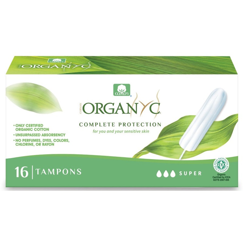 Tampons Super 100% Organic Cotton 16 unit