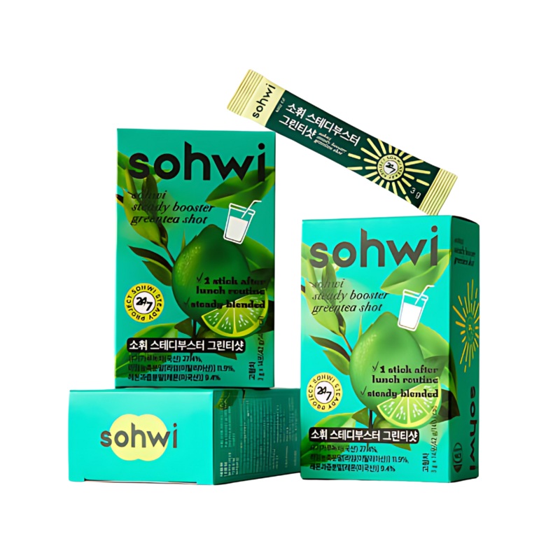 Sohwi Steady Booster Green Tea Shot  6-Week Supply