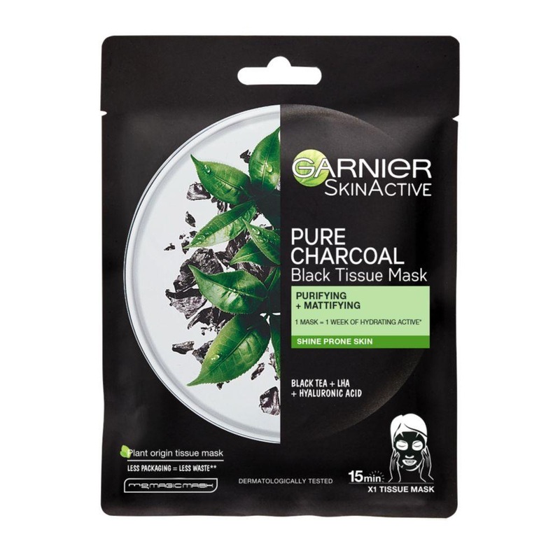 Charcoal And Black Tea Hydrating Face Sheet Mask