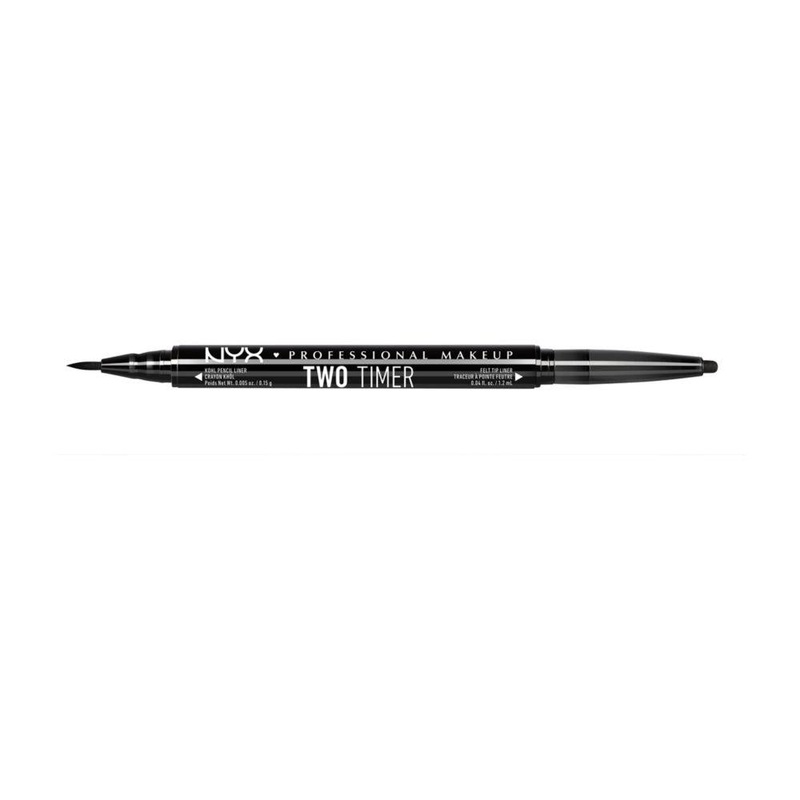 Two Timer Dual Ended Eyeliner – Jet Black