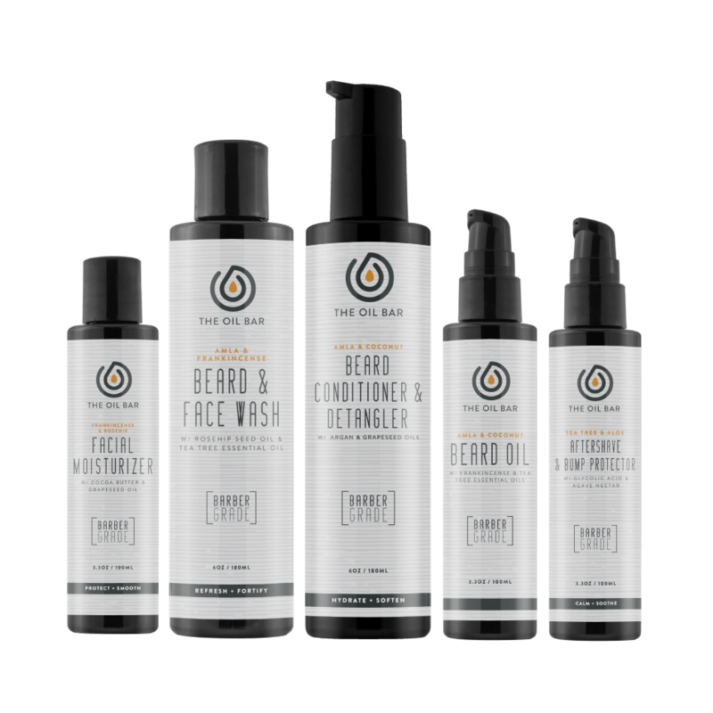 5-PC Men’s Beard & Face Kit