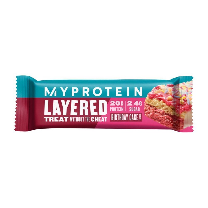 Layered Protein Bar Birthday Cake – 60G