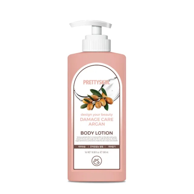 Pretty skin Design Your Beauty Damage Care Argan Body Lotion 500ml