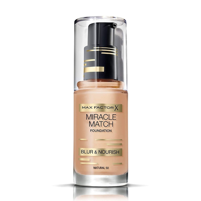 Max Factor Miracle Match Foundation Blur & Nourish 50 Natural