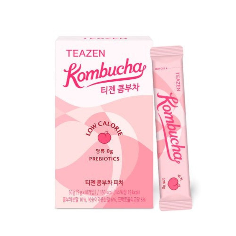 TEAZEN Kombucha 1BOX (5g x 10ea) – Peach