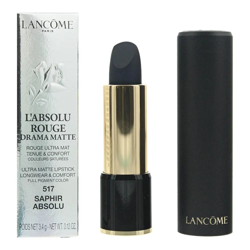 Lancme L’absolu Rouge #517 Saphir Abolsu Drama Matte Lipstick 3.4g