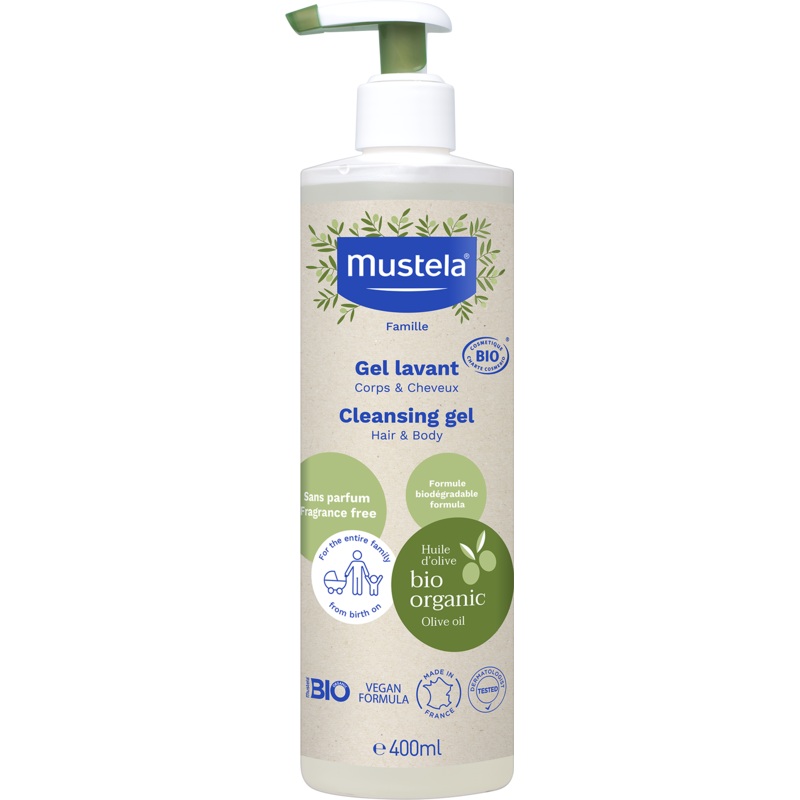Bio Organic Cleansing Gel For Hair & Body 400ml