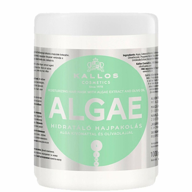 Hair Mask Kallos Cosmetics Algae Moisturizing 1 L