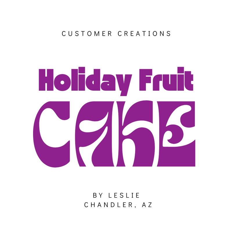 Holiday Fruit Cake #ScentMix Creation Customer 15 ML