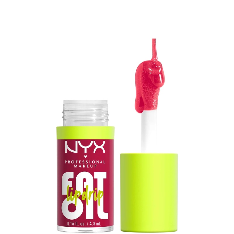 NYX Professional Makeup Fat Oil Lip Drip 12H Hydration Non-Sticky Finish Lip Gloss 4.8ml (Various Shades)