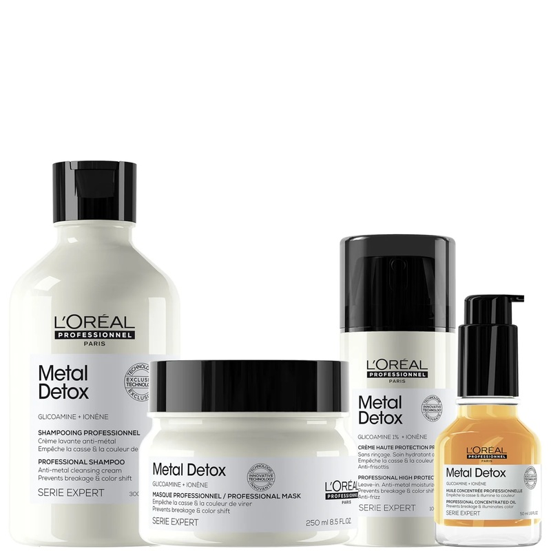 L’Oral Professionnel Metal Detox Shampoo, Mask, Oil And Cream