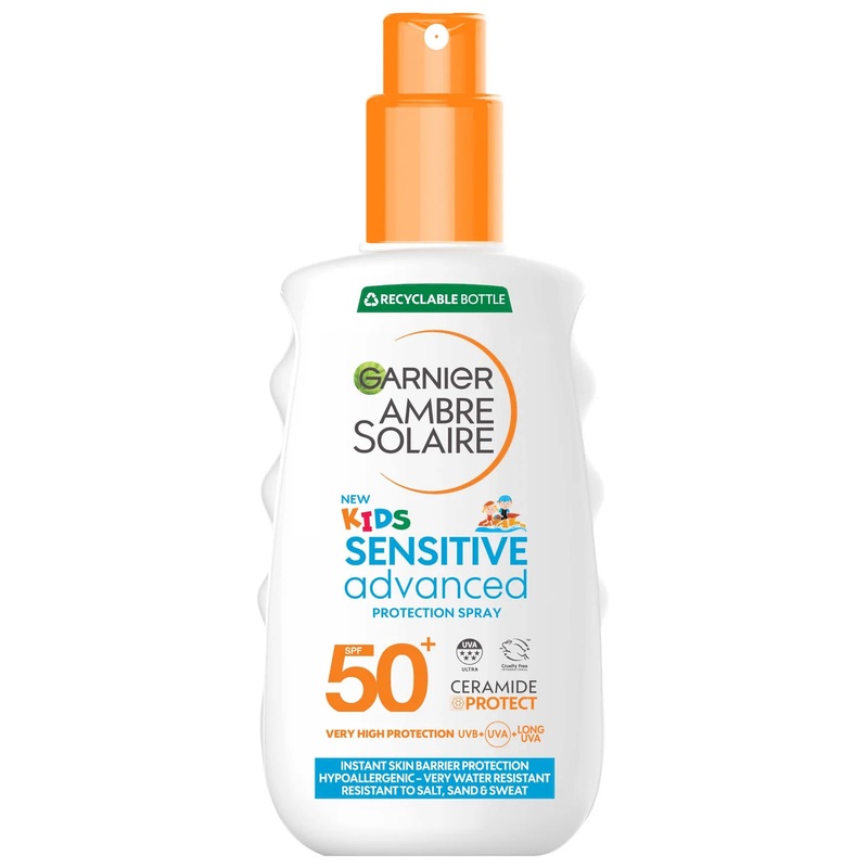 Garnier Ambre Solaire Kids’ SPF 50+ Sensitive Advanced Sun Spray 150ml
