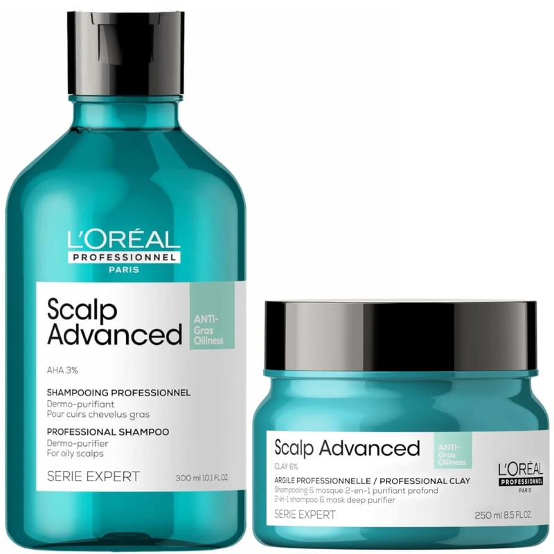 L’Oral Professionnel Seri Expert Scalp Advanced Anti-Oiliness Hair Shampoo and Mask Duo