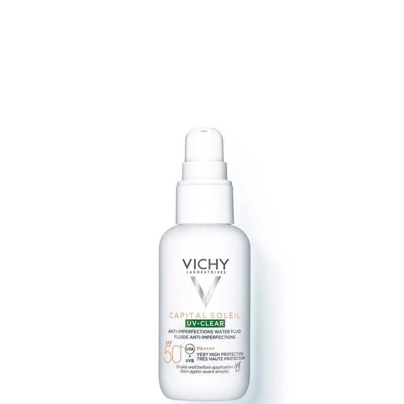 Vichy Capital Soleil UV-Clear Daily Sun Protection SPF50+ with Salicylic Acid for Blemish-Prone Skin 40ml