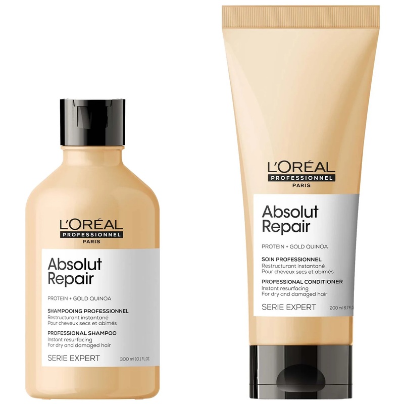 Absolut Repair Shampoo & Conditioner & Hair Oil Bundle Set for Dry & Damaged Hair