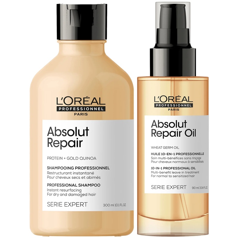 L’Oral Professionnel Absolut Repair Oil and Shampoo Bundle