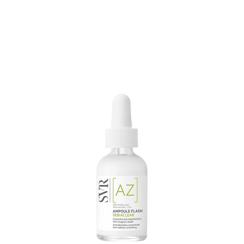 SVR SEBIACLEAR Ampoule Flash – 15% Azelaic Acid Anti-Blemish Serum for Acne-prone, Oily, Combination Skin, 40ml
