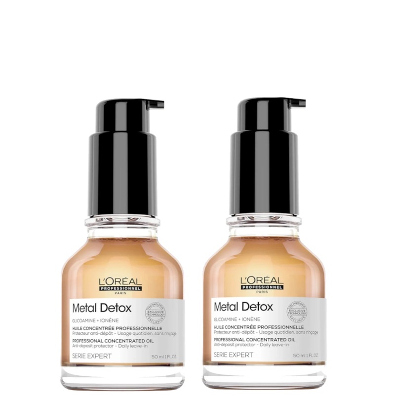 L’Oral Professionnel Metal Detox Oil Duo Bundle