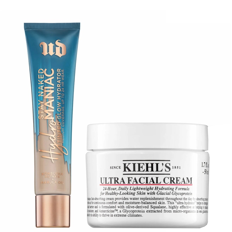 Urban Decay Hydromaniac Tinted Glow x Kiehl’s Ultra Facial Cream 50ml Bundle (Various Shades)