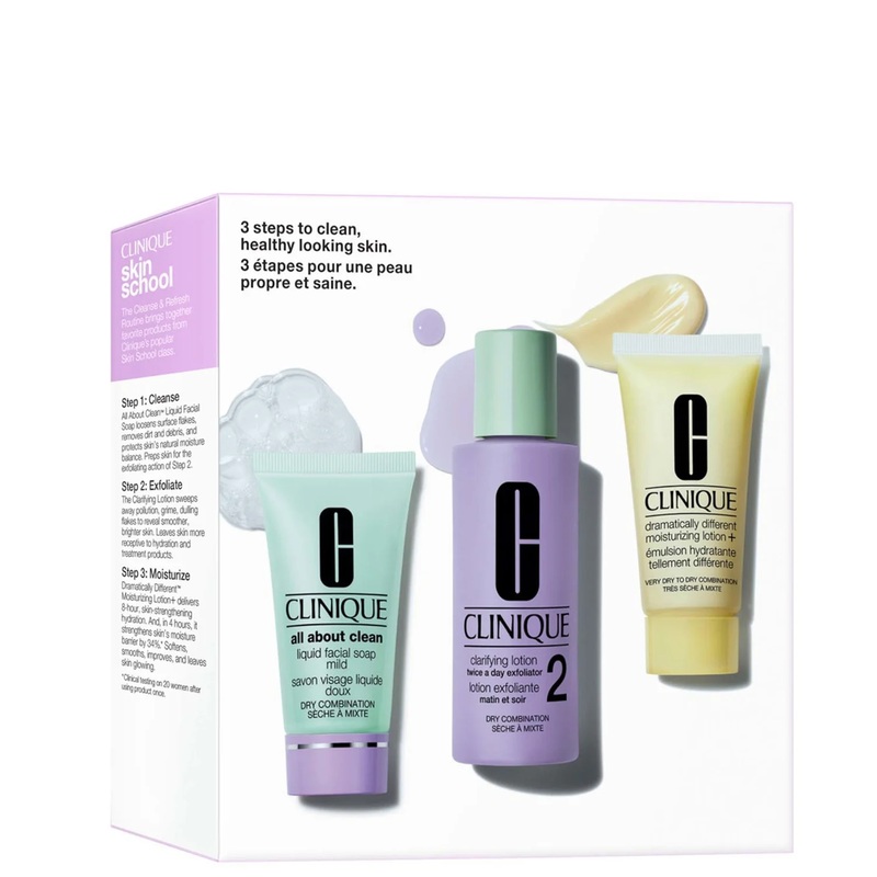 Clinique 3 Step Skin Type 2 Mini Kit (Worth 27.88)