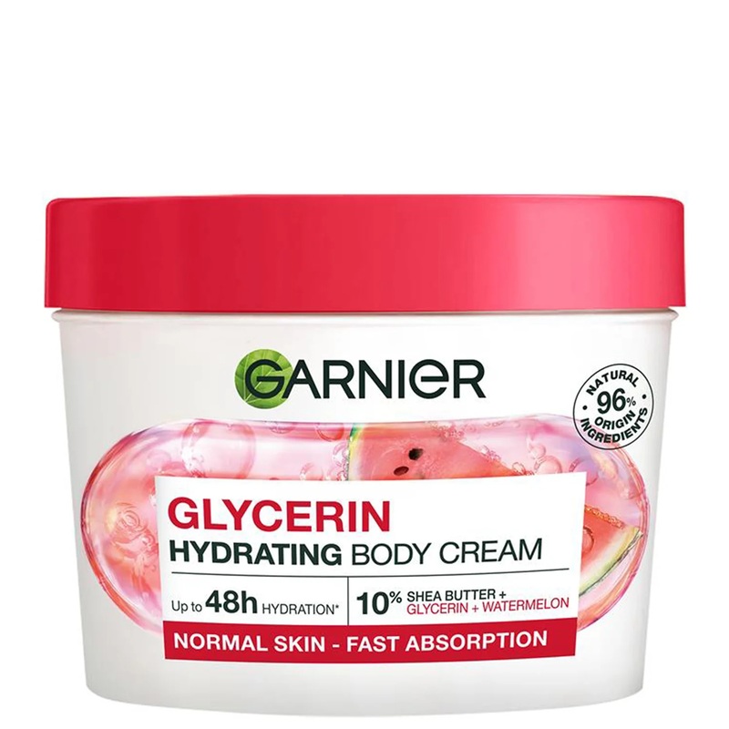 Garnier Glycerin Hydrating Body Cream with Watermelon