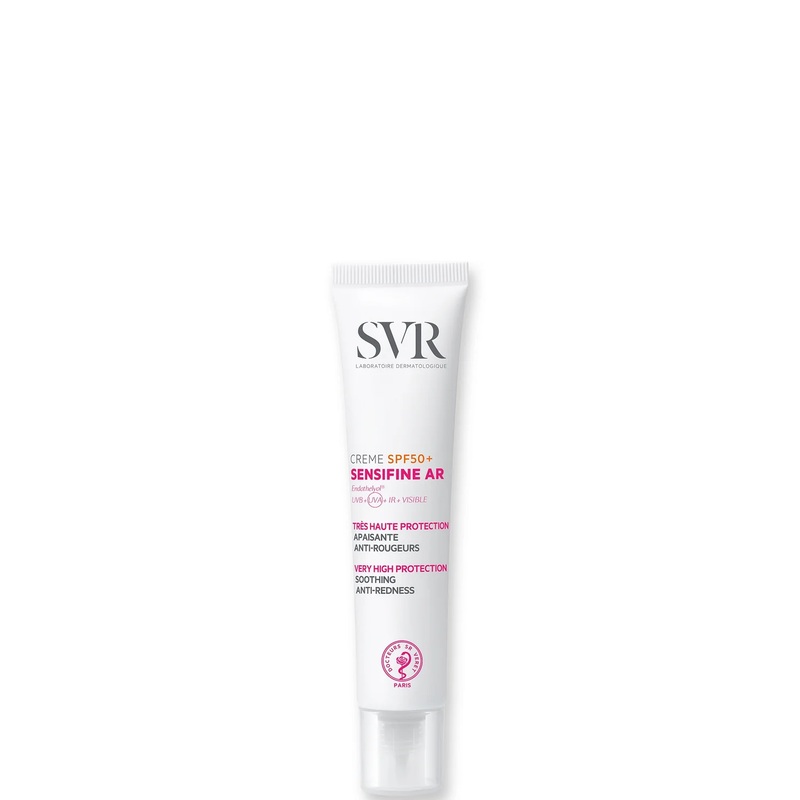 SVR SENSIFINE AR SPF50+ Calming Daily Face SPF Rosacea Cream, UVB/UVA Anti-Redness Sunscreen for Sensitive Skin 40ml