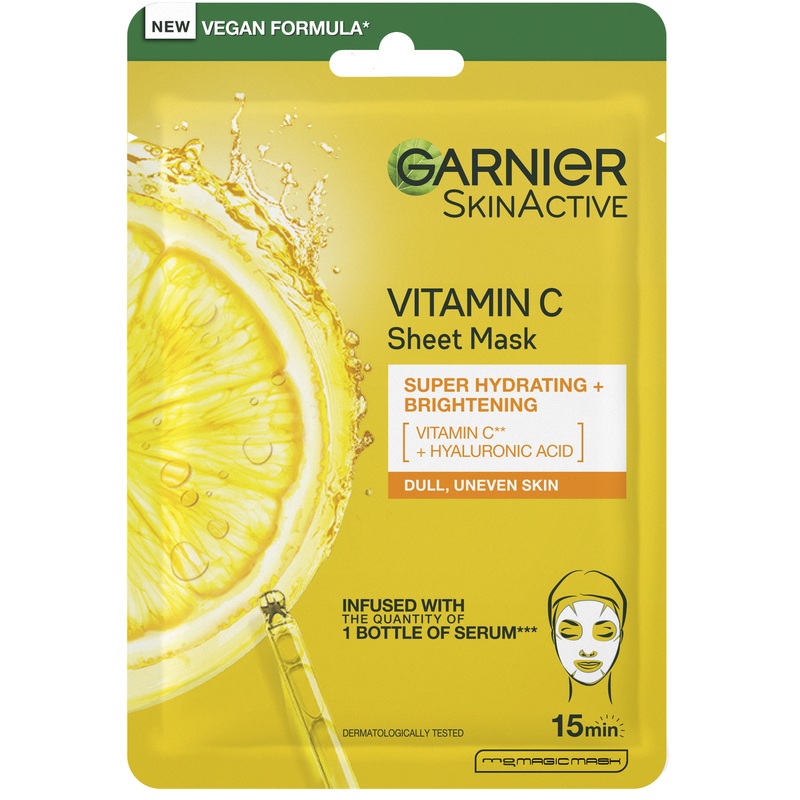 Garnier SkinActive Moisture Bomb Vitamin C Sheet Mask 28g